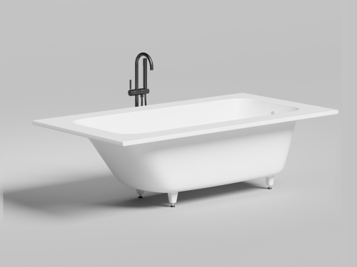 Ванна из искусственного камня Salini ORLANDA 102024MF 190х100 встраиваемая прямоугольная - фото 5